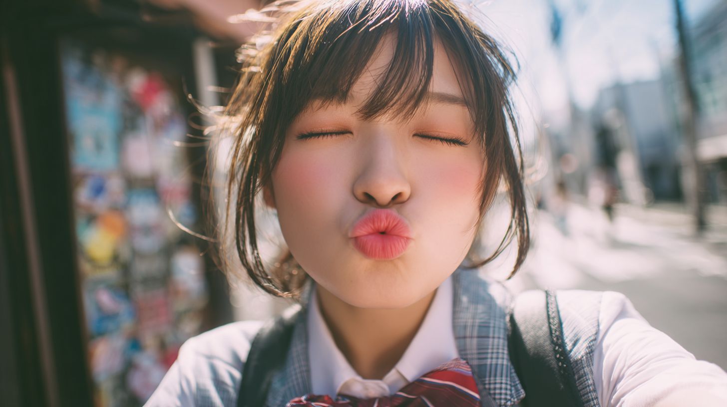 キス顔画像　兵庫県　丹波市　2026年08月17日　ディープキス　画像