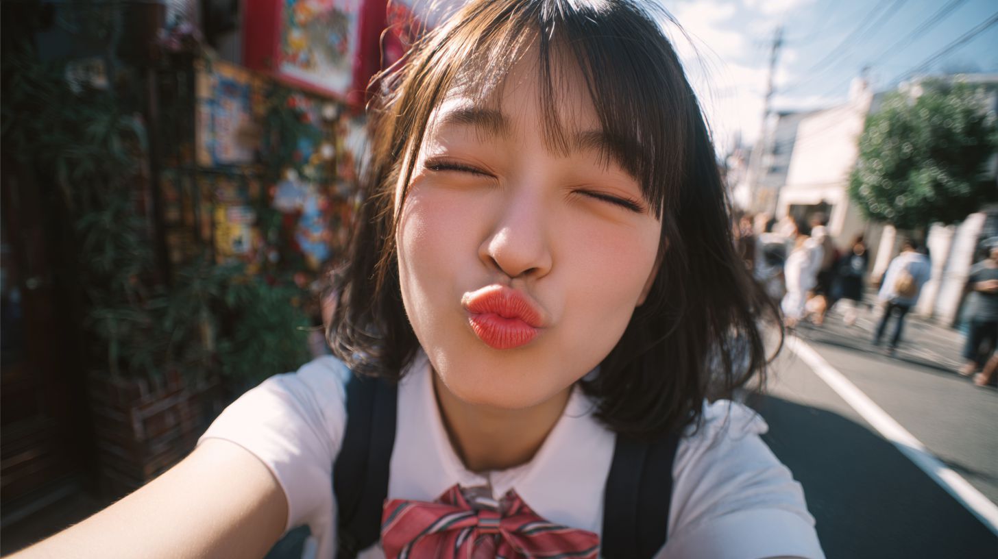 キス顔画像　鹿児島県　出水市　2026年08月21日　ディープキス　画像