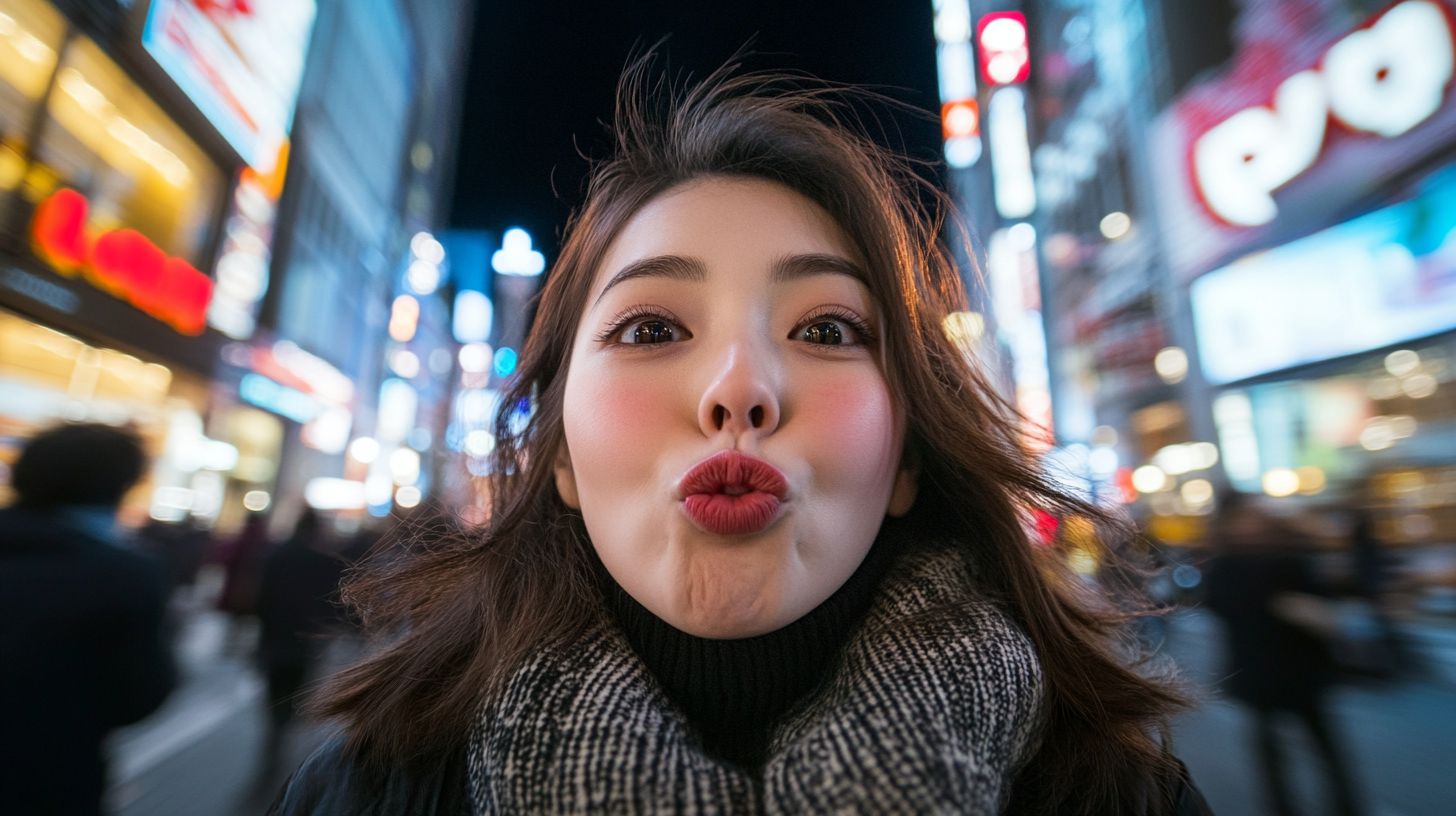 キス顔画像　山口県　山口市　2025年02月12日　キス顔　画像