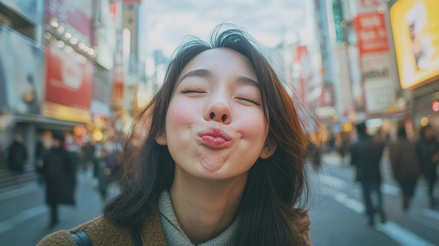 ディープキス画像　鹿児島県　薩摩川内市　2025年03月27日　キス顔　画像