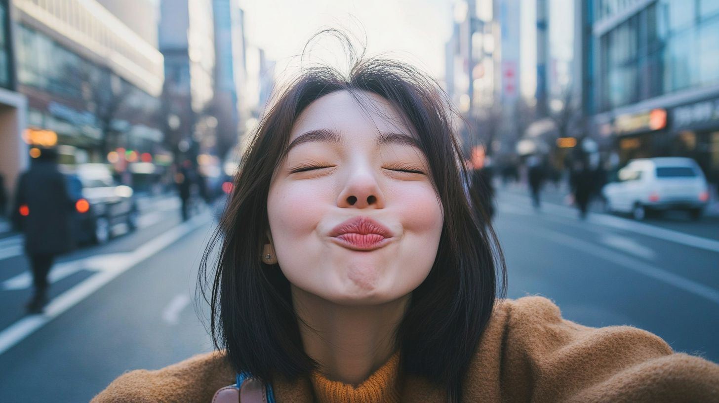 キス顔画像　茨城県　ひたちなか市　2025年04月22日　キス顔　画像