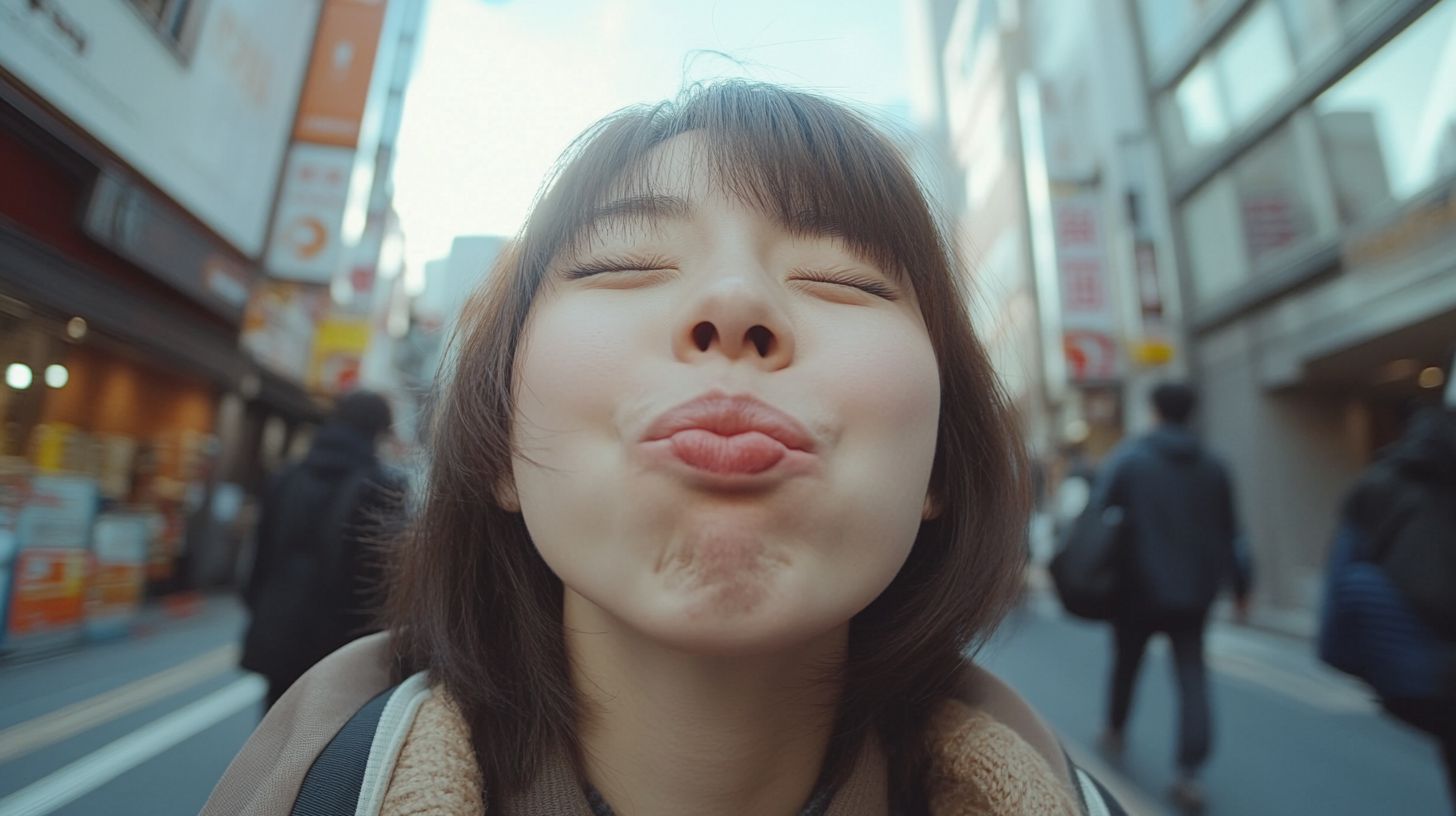 キス顔画像　新潟県　新発田市　2025年05月28日　キス顔　画像