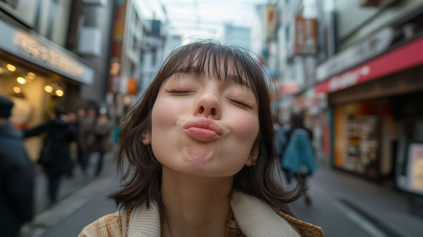 キス顔画像　神奈川県　伊勢原市　2025年10月06日　ディープキス　画像