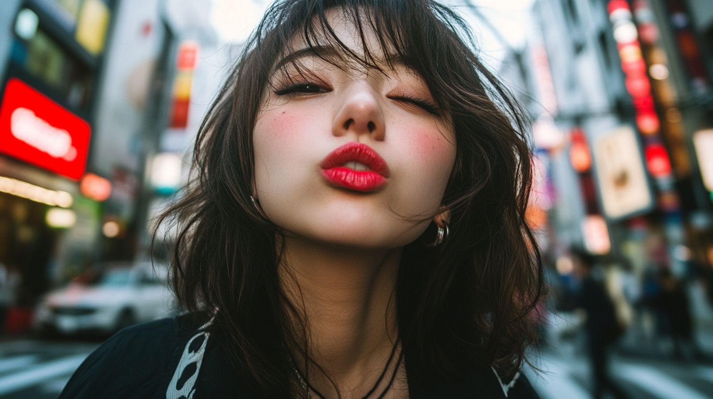 キス顔画像　大阪府　池田市　2025年10月12日　ディープキス　画像