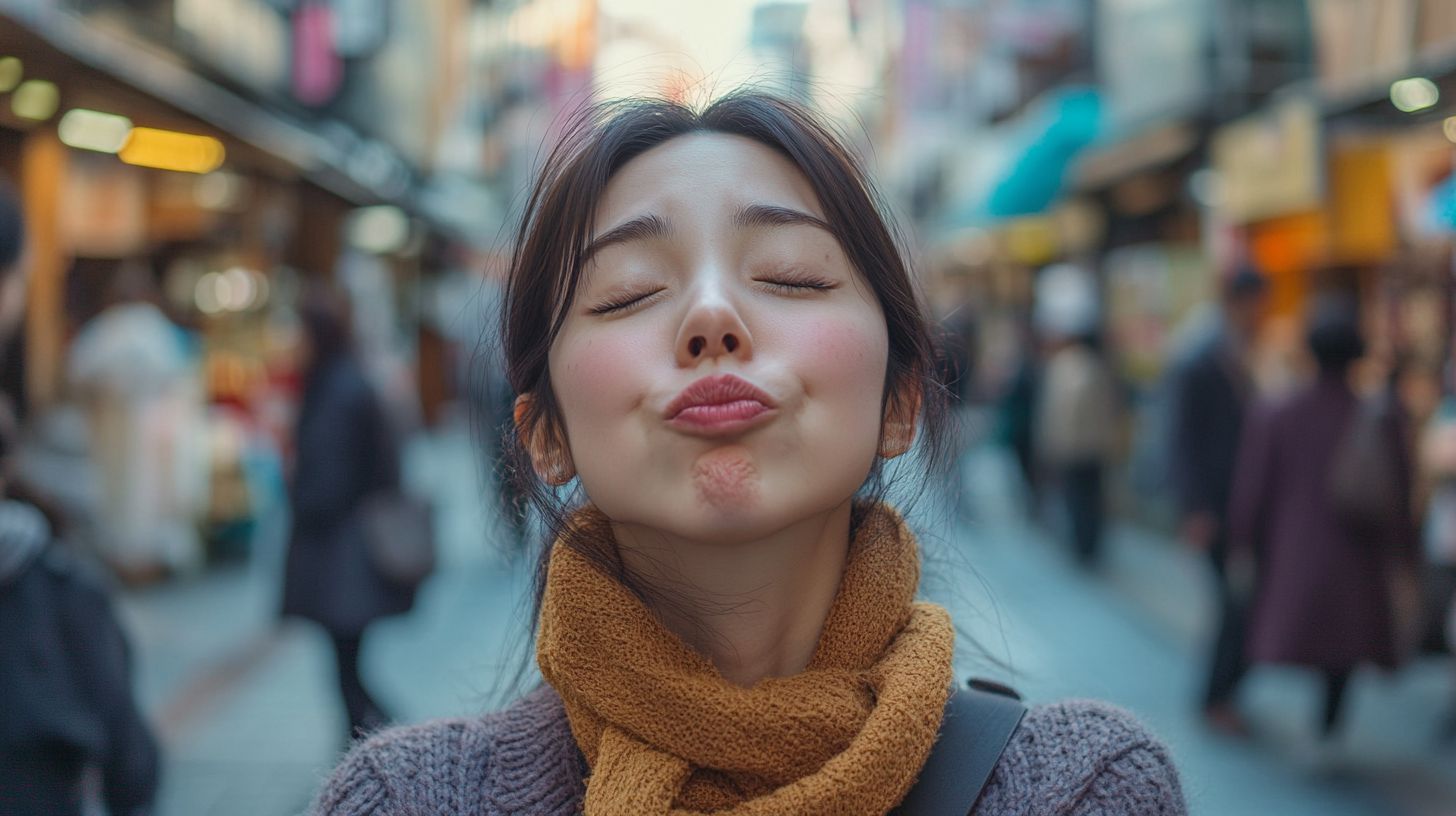 キス顔画像　福岡県　春日市　2025年11月09日　キス顔　画像