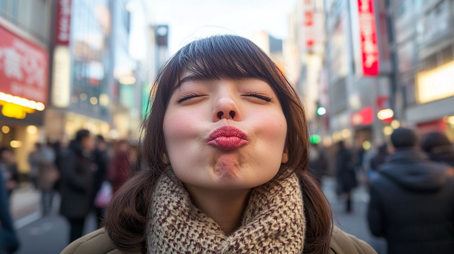 キス顔画像　茨城県　古河市　2025年12月24日　キス顔　画像