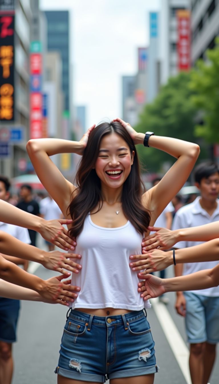 くすぐり　東京都　青梅市　2024年12月07日　素人女性くすぐり　くすぐられ　画像