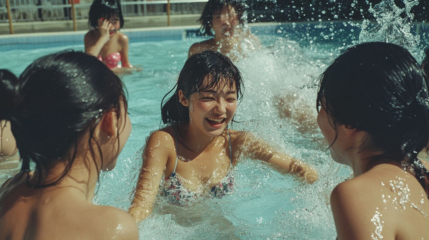 公共プール画像　大分県　中津市　2025年05月18日　プール女子　画像