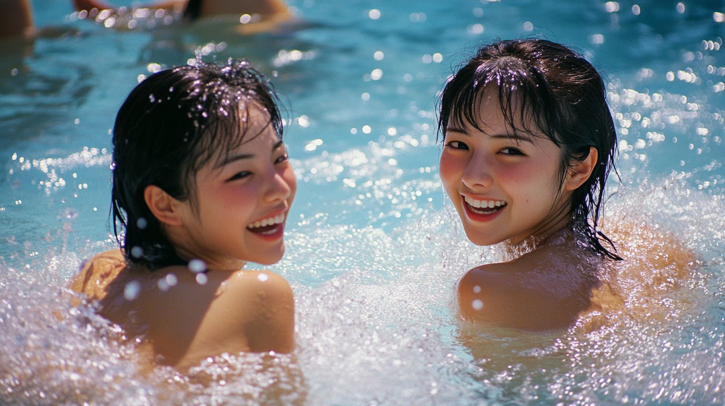 公共プール画像　茨城県　常総市　2025年07月17日　県営プール　画像
