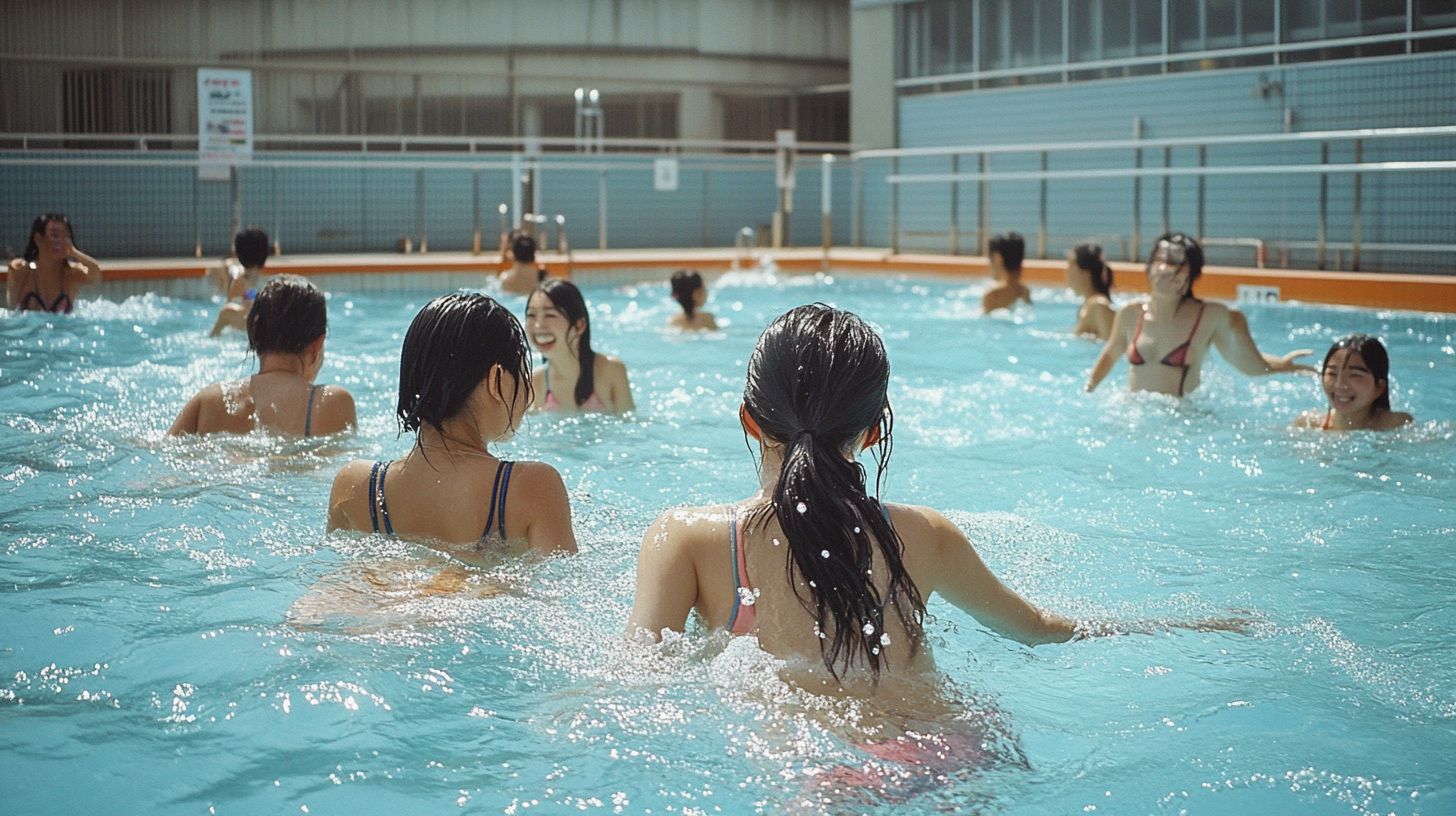 市営プール画像　東京都　町田市　2025年12月12日　プール女子　画像