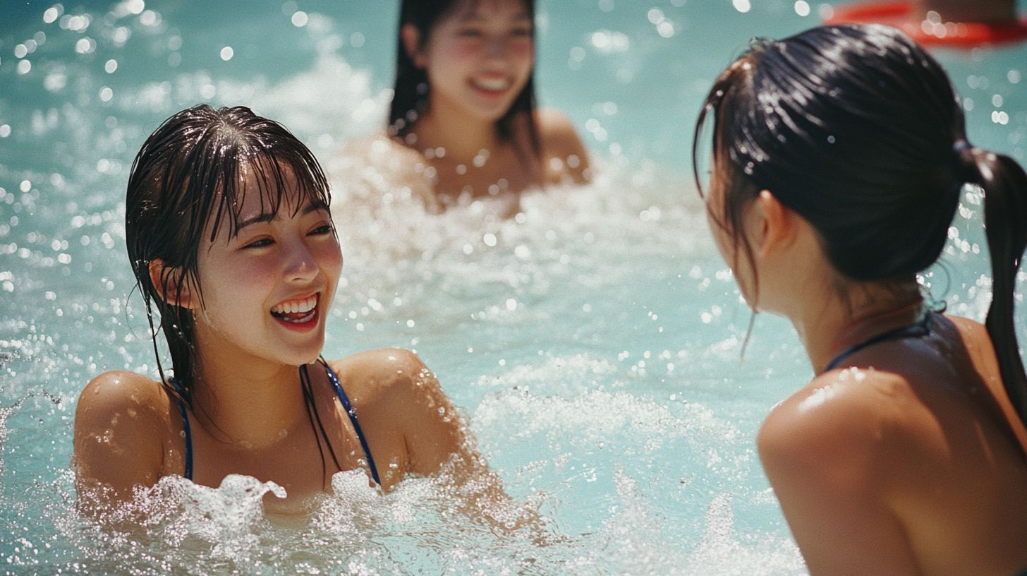 県営プール画像　東京都　墨田区　2026年08月07日　プール女子　画像