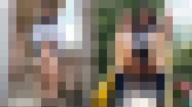 完全顔出し22歳のスレンダーパイパン 初撮りで野外露出でくぱぁ　サンプル画像02