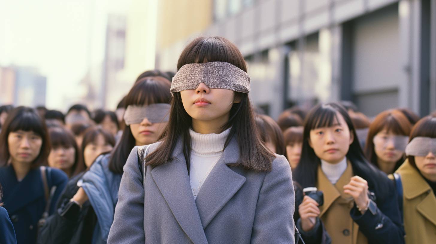 目隠し女子　神奈川県　川崎市　2024年05月22日　目隠し画像