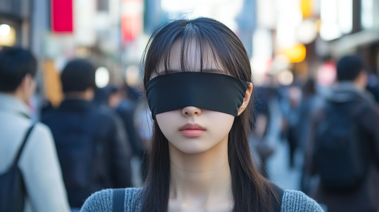 目隠し女子　奈良県　橿原市　2025年12月01日　目隠し画像