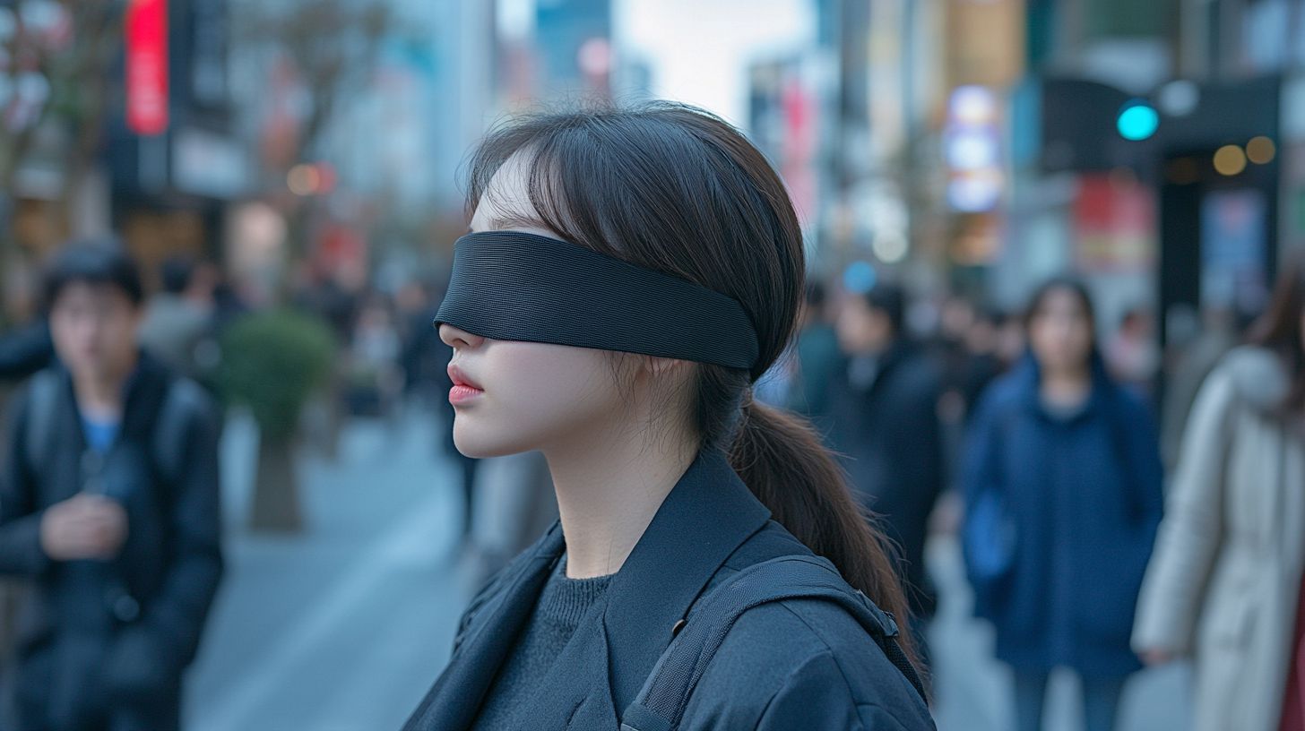 目隠し女子　福島県　郡山市　2026年02月17日　目隠し画像