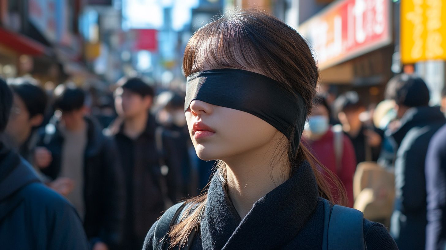 目隠し女子　佐賀県　伊万里市　2026年03月07日　目隠し画像