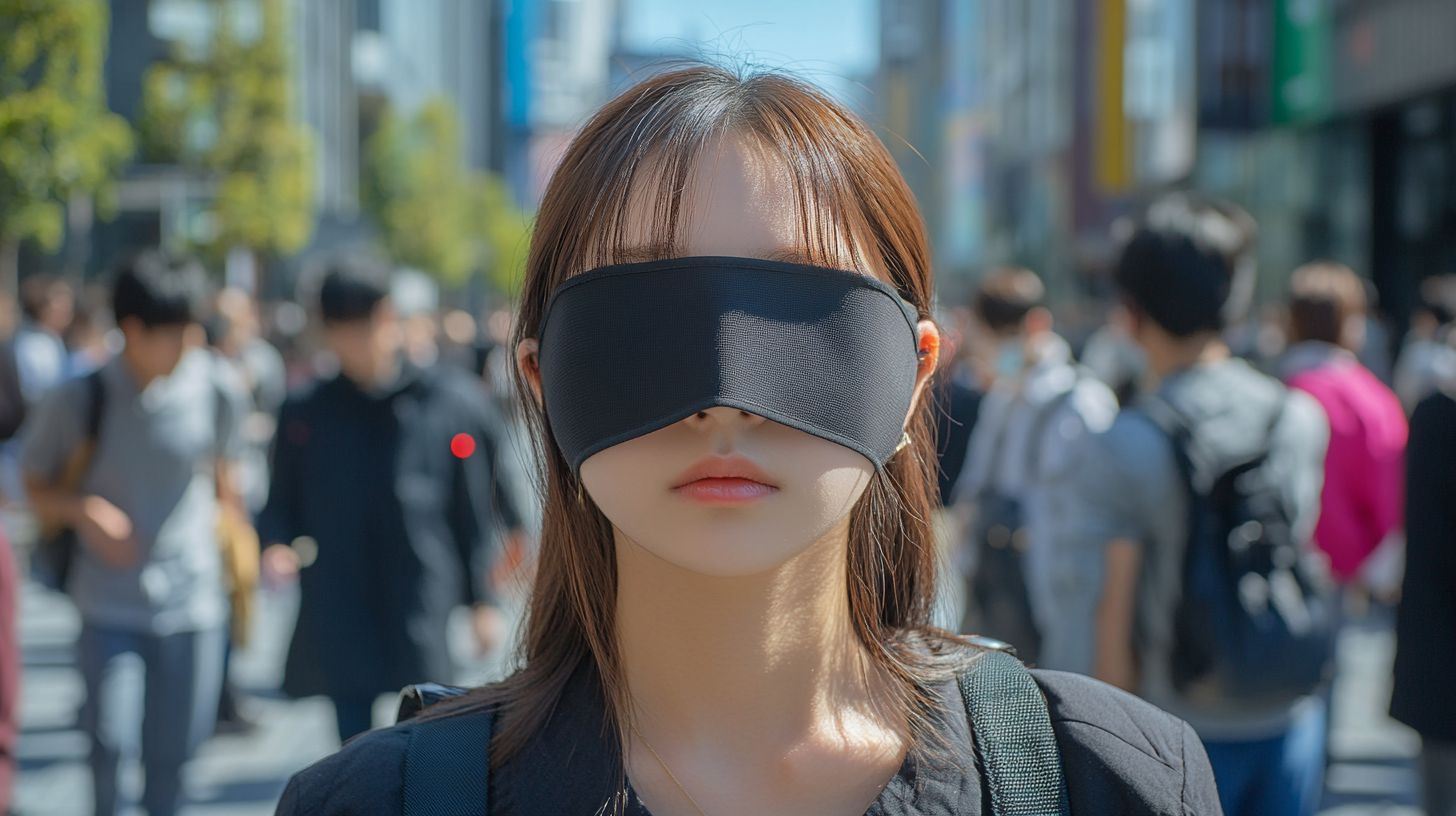 目隠し女子　東京都　多摩市　2026年04月30日　目隠し画像