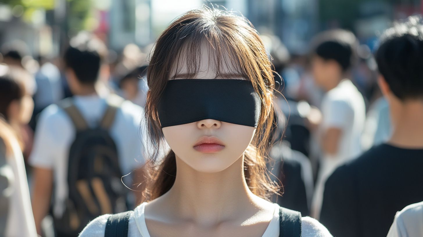 目隠し女子　神奈川県　茅ヶ崎市　2026年06月08日　目隠し画像