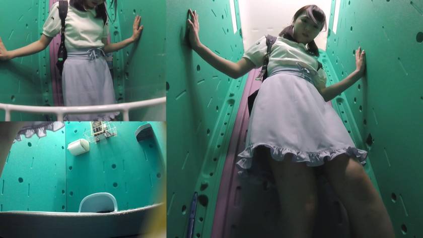 美少女厳選 花火大会仮設トイレハイビジョン高画質3カメ盗撮 サンプル画像10