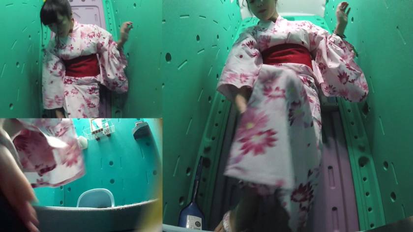 美少女厳選 花火大会仮設トイレハイビジョン高画質3カメ盗撮 サンプル画像11