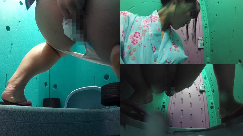 美少女厳選 花火大会仮設トイレハイビジョン高画質3カメ盗撮 サンプル画像15