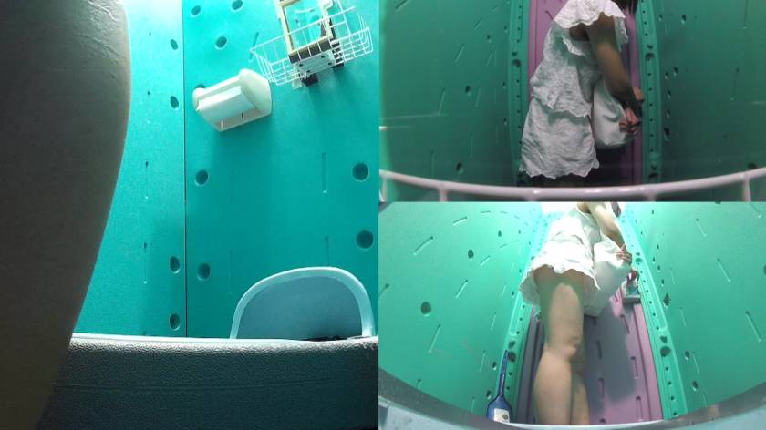 美少女厳選 花火大会仮設トイレハイビジョン高画質3カメ盗撮 サンプル画像2