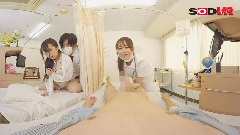 【VR】もし性交治療のある病院に入院したら・・・【隣では女性患者がイカサれまくるし、僕にも術後の性交処置ってことで看護師さんがまたがる!なんだこの病院!と思いつつ、何回も射精された!いい病院だ、これは!】 篠田ゆう 玉木くるみ サンプル画像3