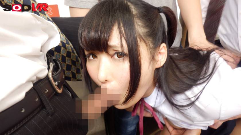 【VR】「助けて…」目の前で痴漢されながらずっと視線を合わせ続ける女子○生 　サンプル画像7