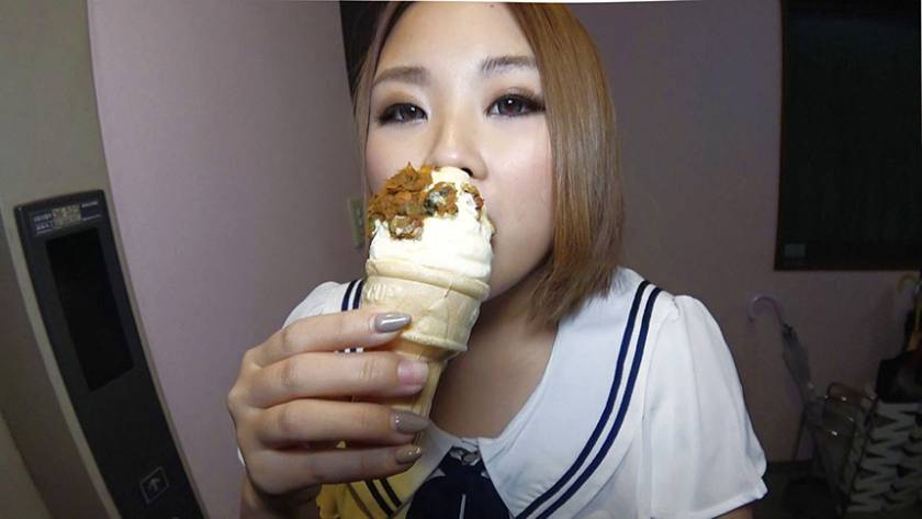 TVチャ〇ピオン〇出演！大食いフードファイター・ギャル利根ちゃんが食いしん坊のあまり自分のウンコ食っちゃった！！ 　サンプル画像8