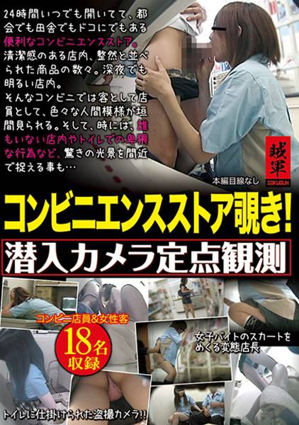 コンビニエンスストア覗き！潜入カメラ定点観測 岸川奈莉 山内理沙 片山なつき 真鍋千穂 真鍋ジュン サンプル画像