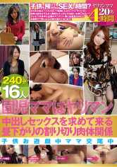 園児ママはヤリマン 中出しセックスを求めて来る昼下がりの割り切り肉体関係 240分 16人 サンプル画像