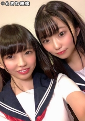 超仲良し2人組がWオマ○コくぱぁ~で生ちん奪い合い♪恥ずかしがり屋のドMロリちはるちゃんに中出し編 画像
