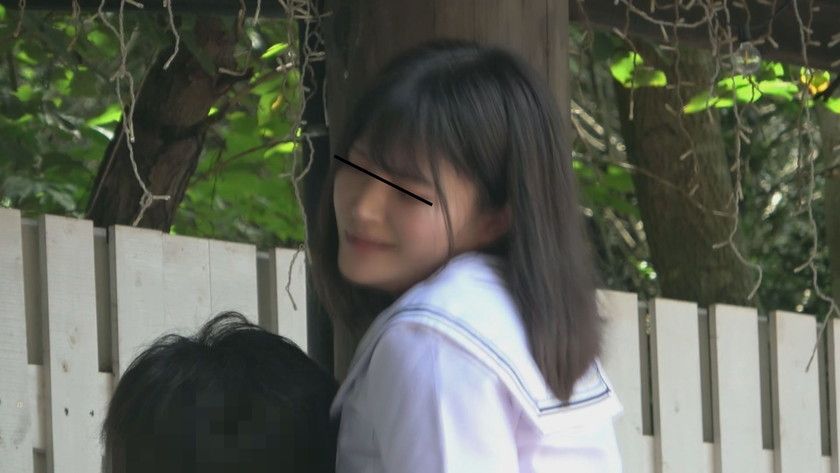 郊外某商業○校の黒髪J○野外SEX5名 サンプル画像12