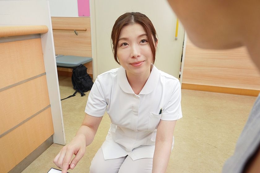 「採精室でイケメン患者と2人きり！不意打ち射精に驚き精子を採　サンプル画像1