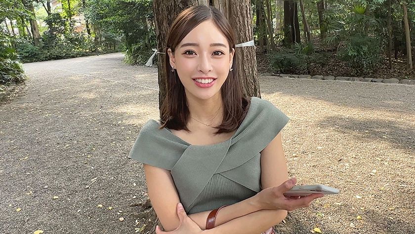 【ガチお嬢様】出会い系で見つけた清楚系人妻32歳 ベロチュー　サンプル画像1