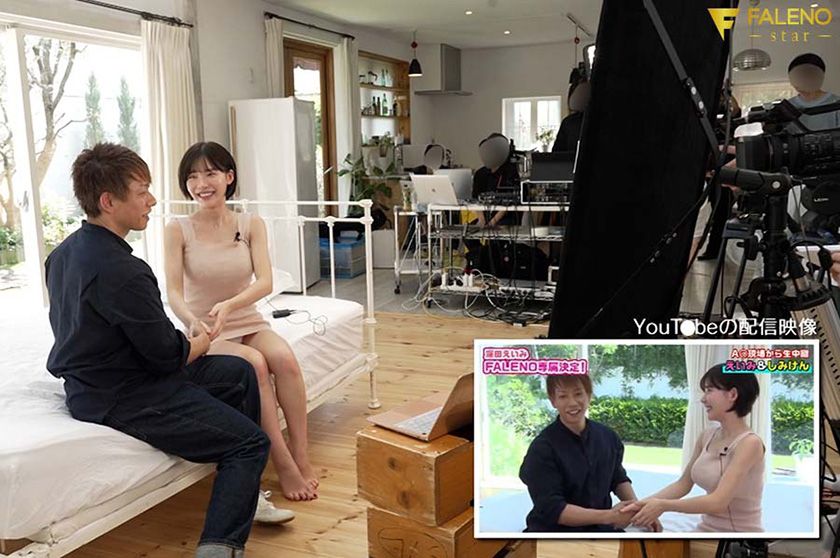 AV初の限界羞恥！SEX直前5秒前までSNSで生配信したら、　サンプル画像1