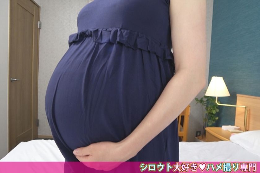 【素人妊婦】訳あり妊婦がおっきなお腹を揺らして生パコ　サンプル画像1