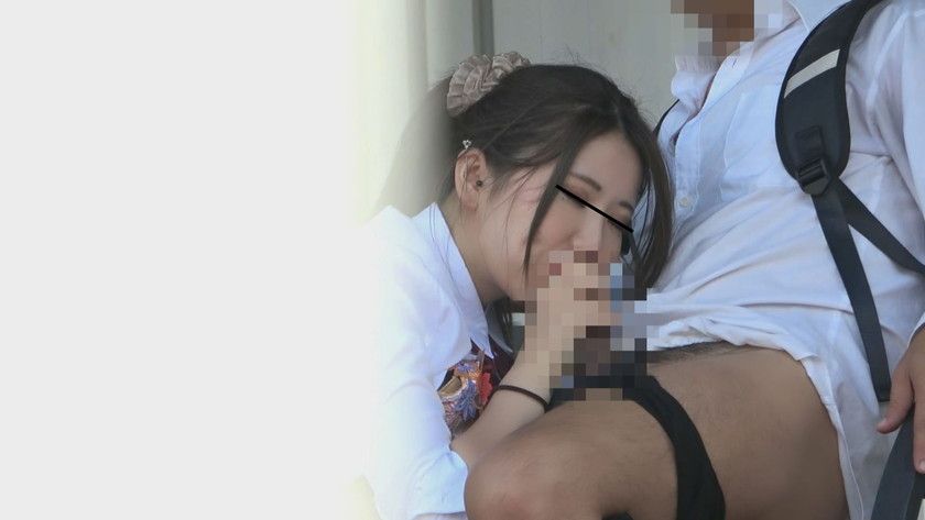 郊外某商業○校の黒髪J○野外SEX5名 サンプル画像6