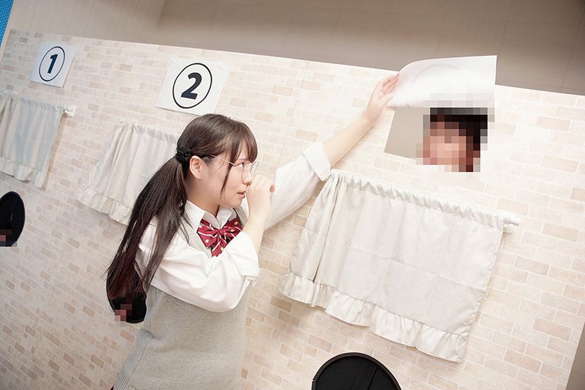 【ゆか編】女子○生さん限定！彼女が壁から出た乳首とおち○ちん　サンプル画像9