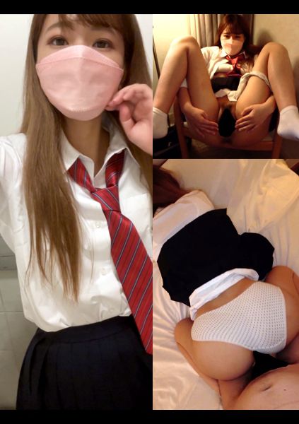 使用期間3年【個人撮影】コットン素材の白地に黒の水玉柄ぱんつちゃん※黄ばみ有り_帰宅部②のスポブラギャル(一部丈のレギンスで寝巻きとしても着用)とP活 サンプル画像