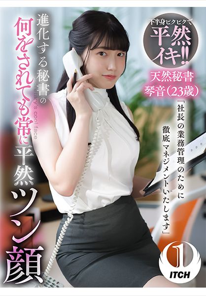 「社長の業務管理のために徹底マネジメントいたします」 進化する秘書の平然ツン顔 天然秘書琴音(23歳) サンプル画像