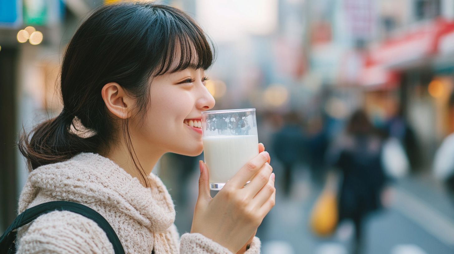 牛乳女子画像　東京都　東大和市　2026年02月23日　牛乳マニア　画像