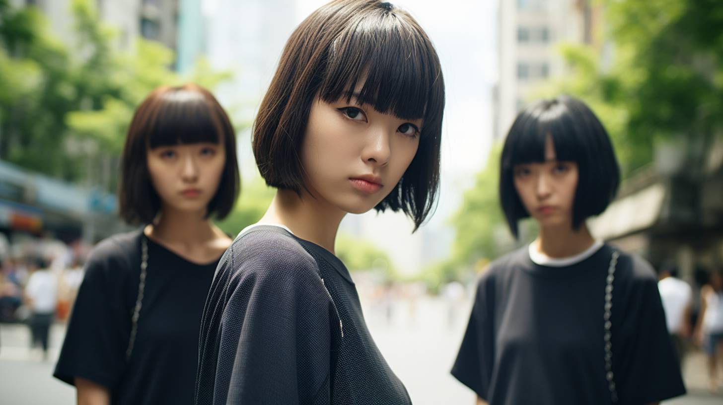 睨みつける女　兵庫県　宝塚市　2024年05月25日　睨みつける女子画像