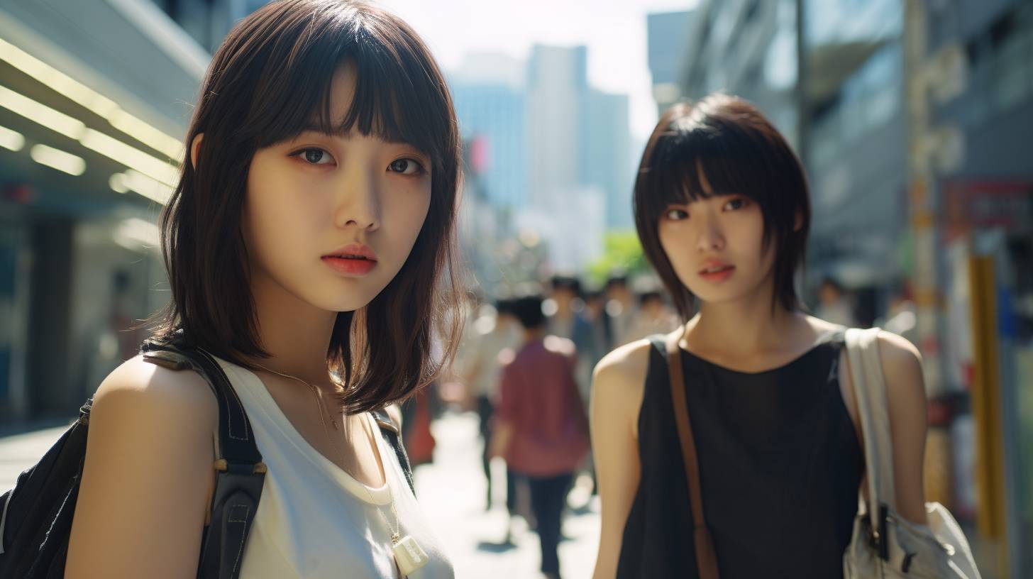 睨みつける女　茨城県　取手市　2024年06月24日　睨みつける女子画像