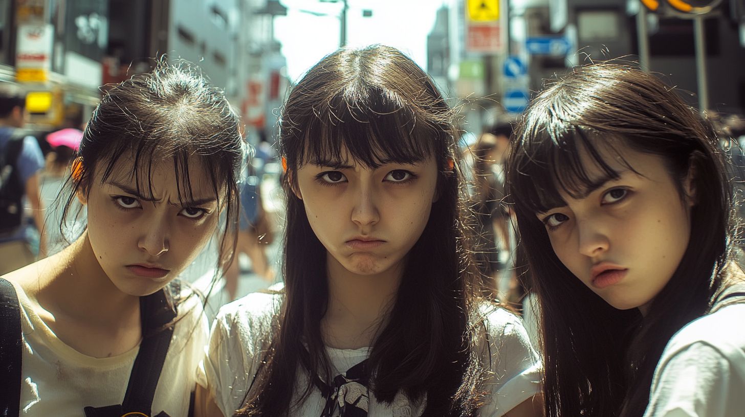 睨みつける女　栃木県　日光市　2025年07月22日　睨みつける女子画像