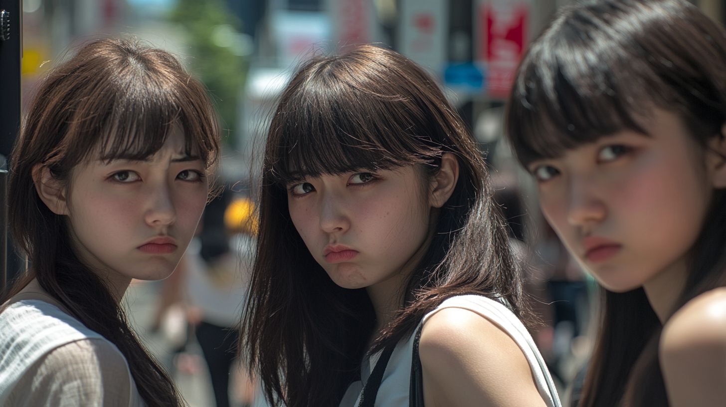 睨みつける女 三重県 桑名市 2026年01月27日 睨みつける女子画像