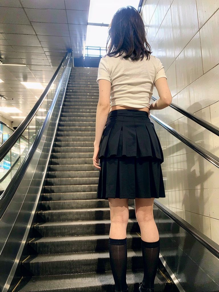 パンチラチラ見　愛知県　豊橋市　2024年04月12日　パンチラチラ見　画像