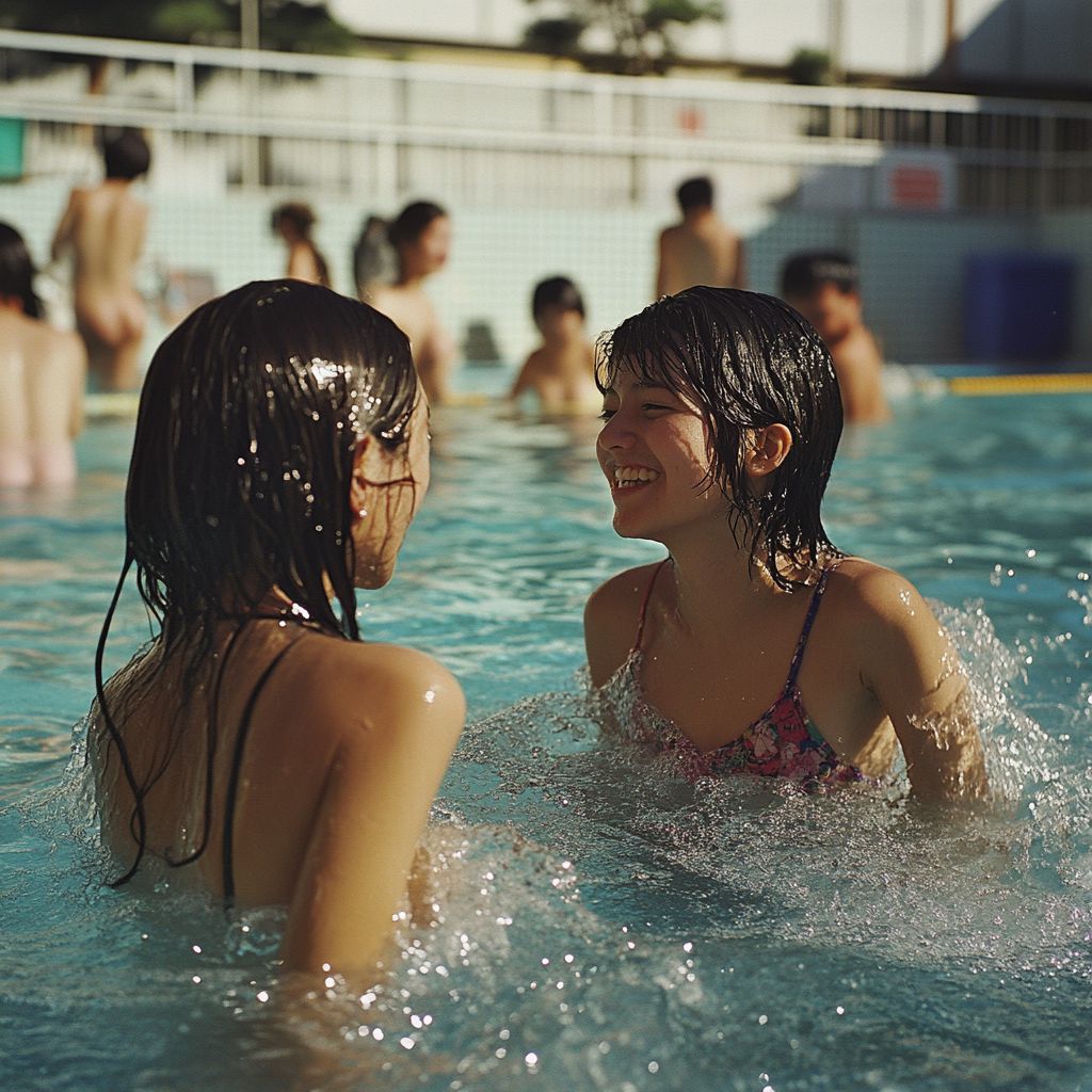 県営プール画像　長野県　塩尻市　2024年08月27日　プール　画像