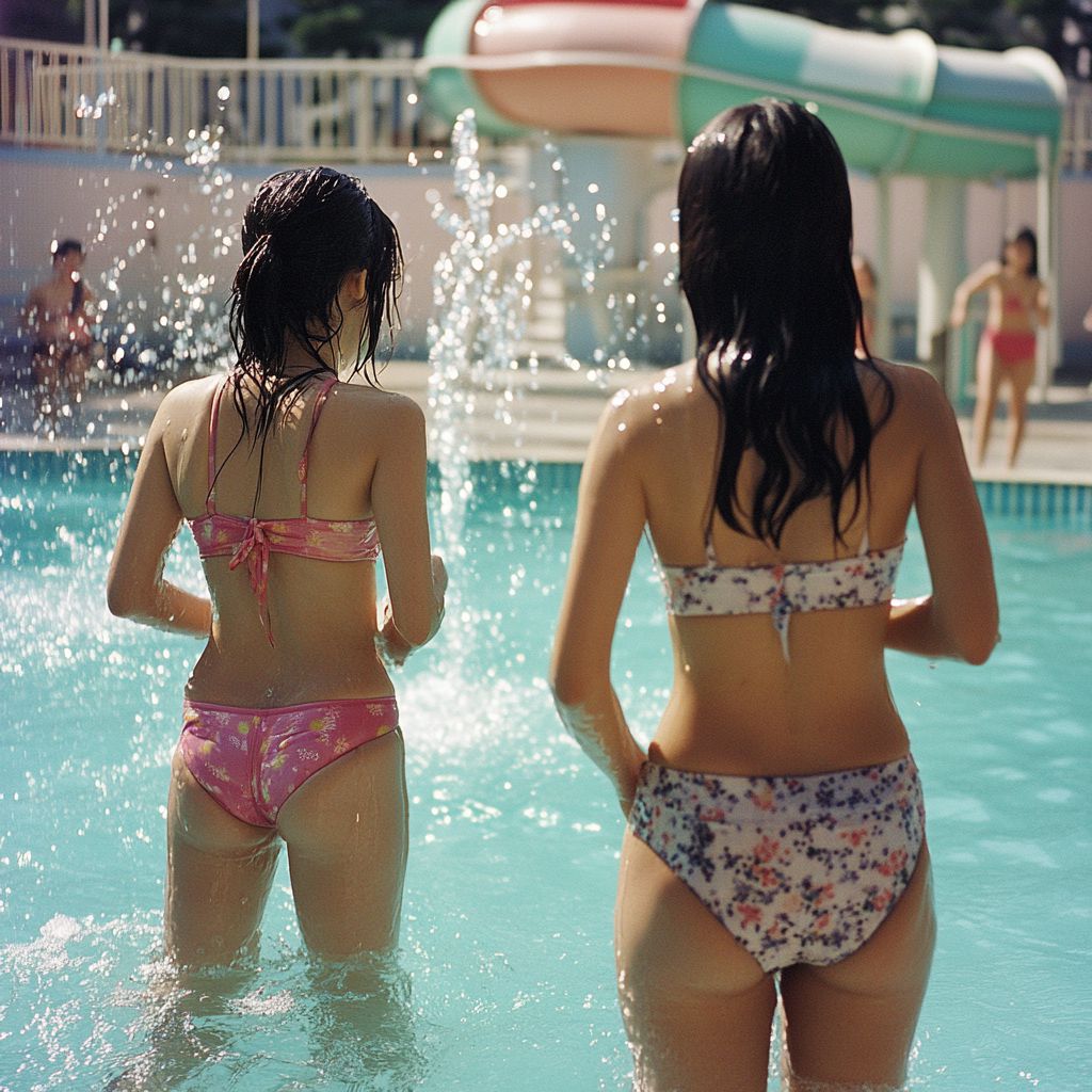 市営プール画像　埼玉県　秩父市　2025年04月10日　プール女子　画像