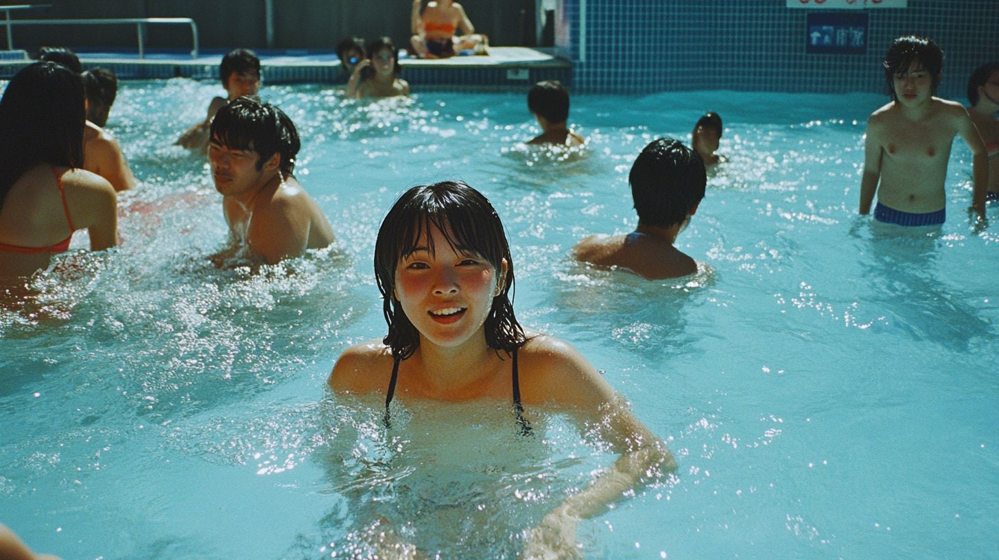 市営プール画像　静岡県　島田市　2025年09月17日　プール女子　画像